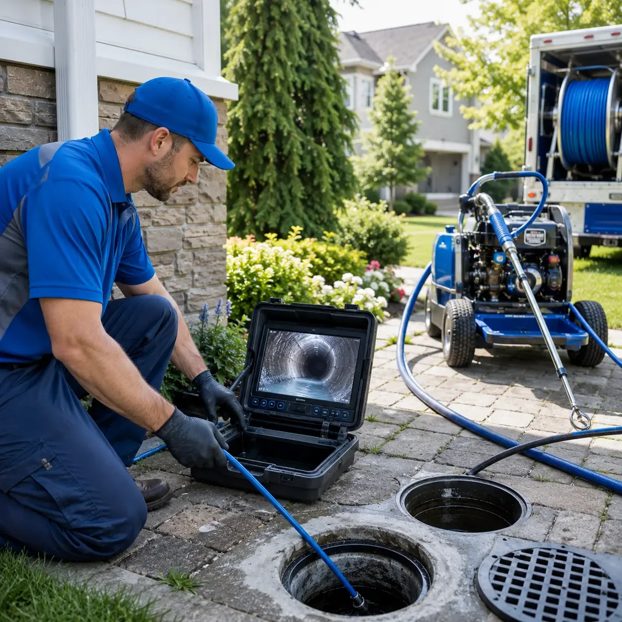 Outdoor drain cleaning professionals serving Trevor, WI